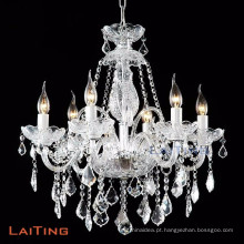 6 luzes claras iluminação de cristal lustre mesa de centro de peças centrais do casamento para venda LT-81028